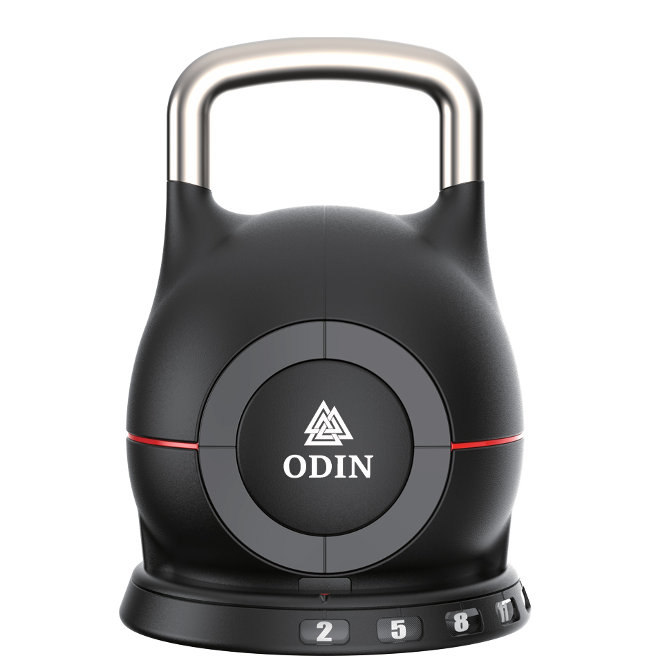 Odin Justerbar Kettlebell 20kg – Perfekt til Styrketræning!