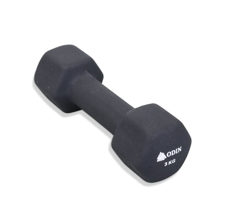 Odin Neopren Hex Håndvægt 3kg - Effektiv Styrketræning!