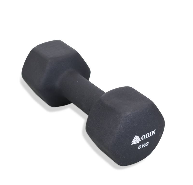 Odin Neopren Hex Håndvægt 6kg – Perfekt til træning!