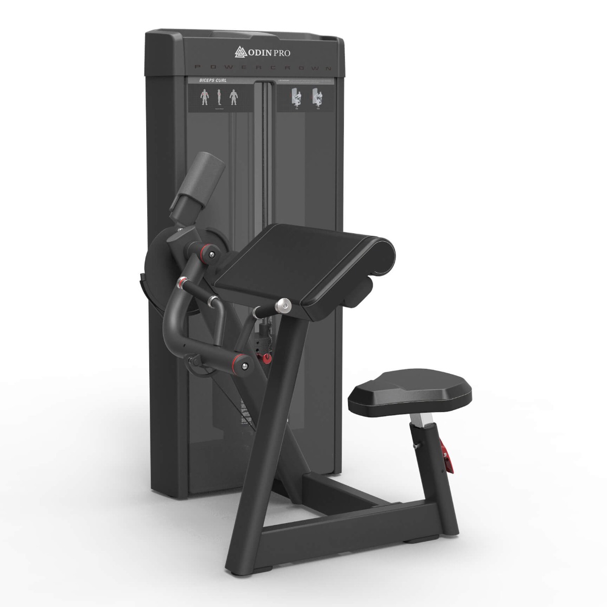 Odin PRO Biceps Curl 54kg – Professionel Træningsmaskine Udsalg