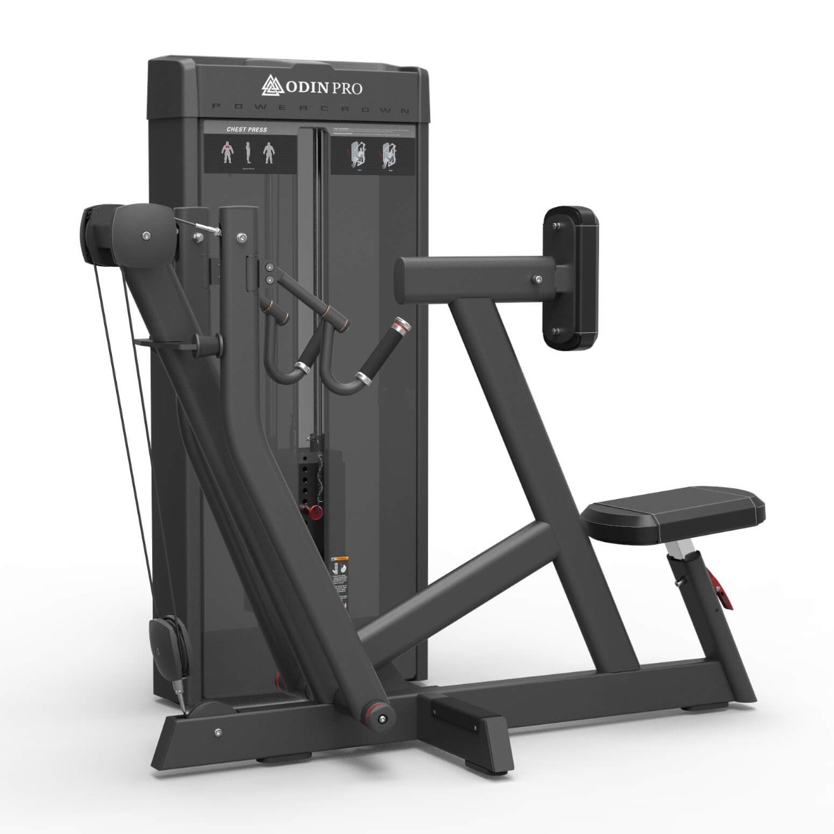 Odin PRO Seated Row 68kg – Professionel Træningsmaskine