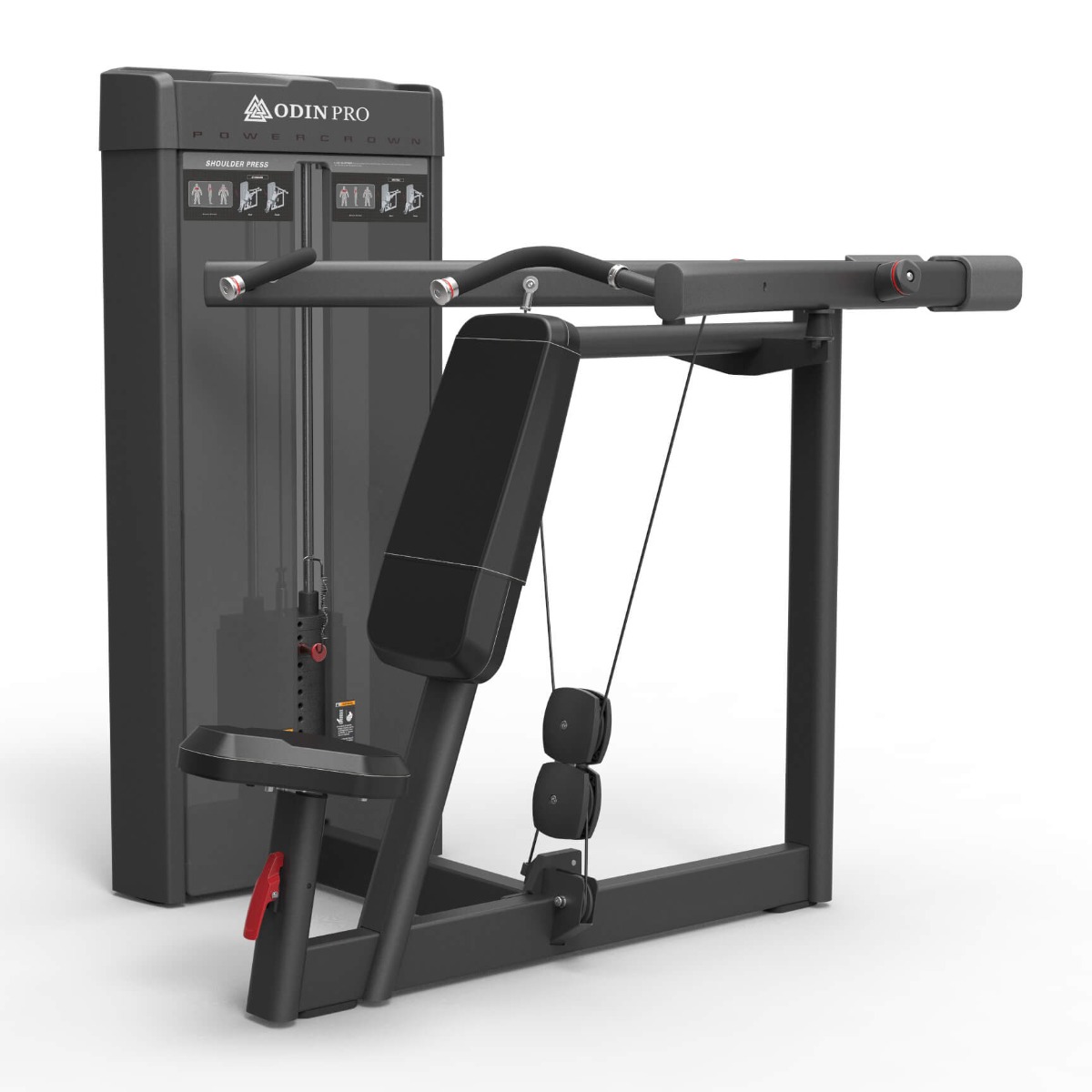 Odin PRO Skulderpres 54kg – Professionel Fitnessmaskine