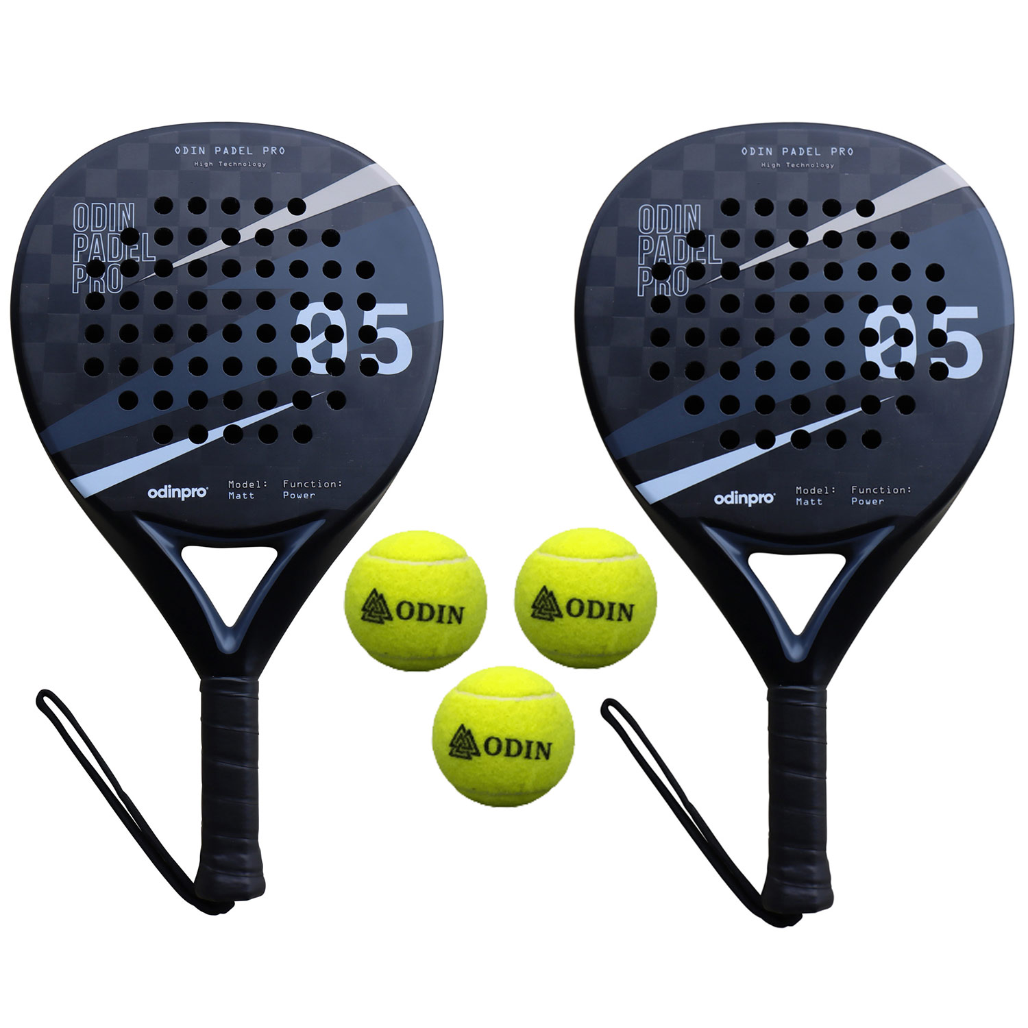 Odin Padel Pakkertilbud: 2 bats + 3 bolde til skarp pris!