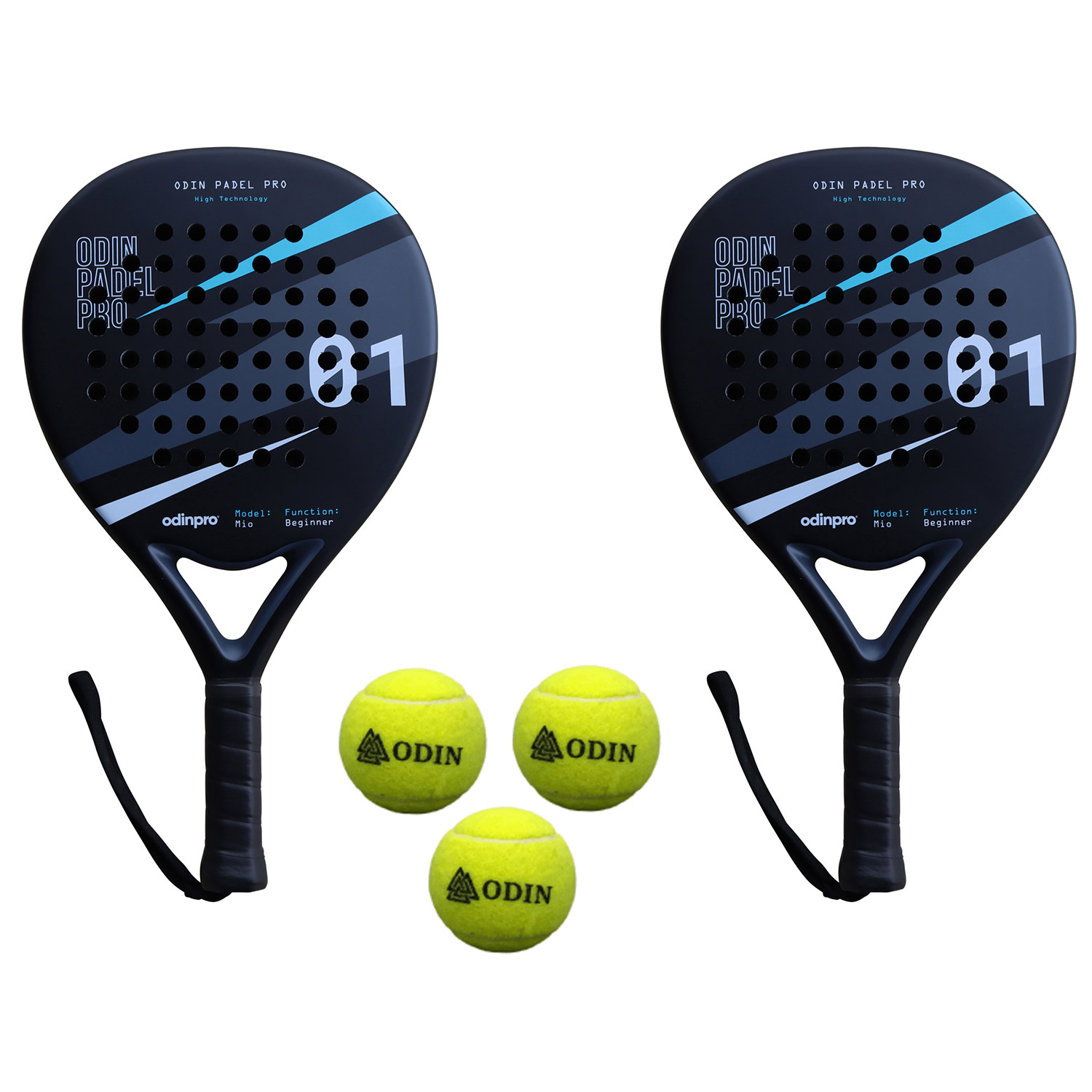 Odin Padel Begyndersæt med Bolde - Fantastisk Tilbud!