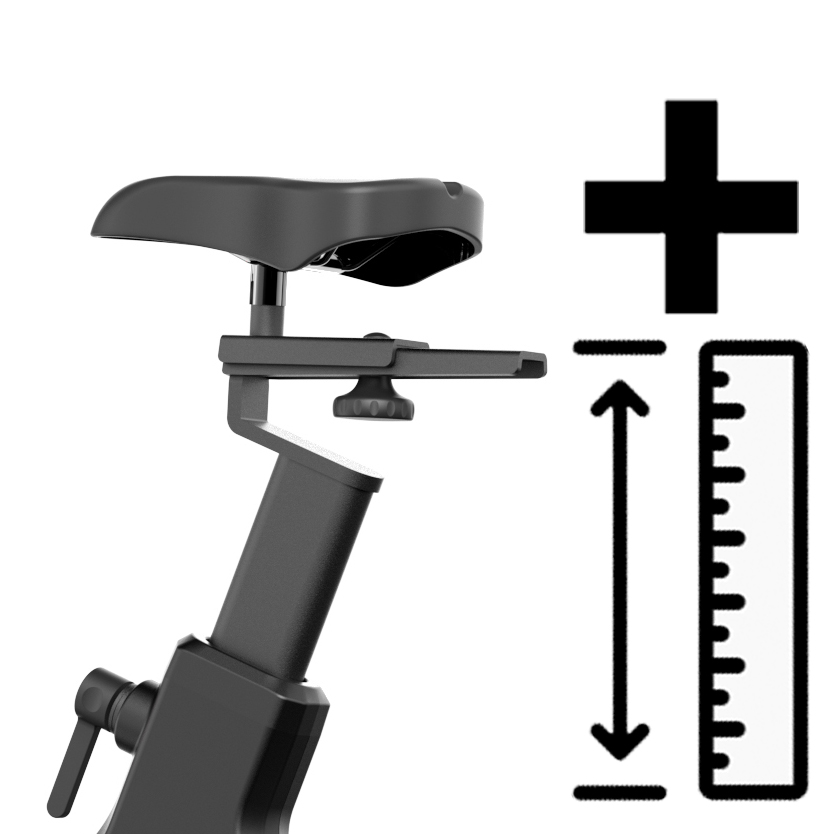 Odin S900 Lang Sadelpind +15cm til Spinningcykel – Komfort!