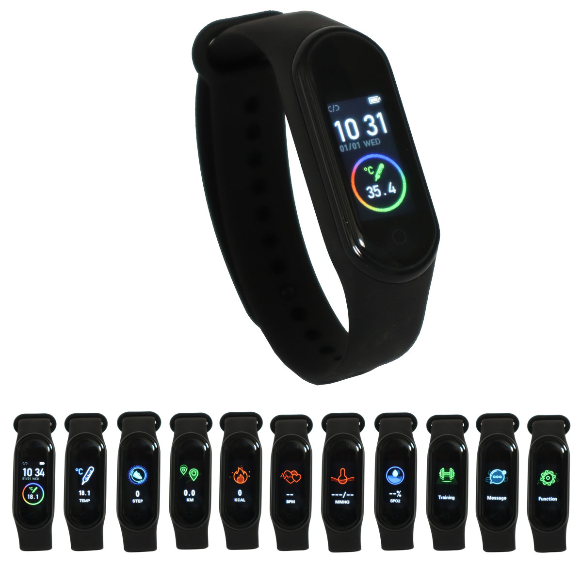 Odin Smartwatch – Aktivitetstracker med Bluetooth-funktioner