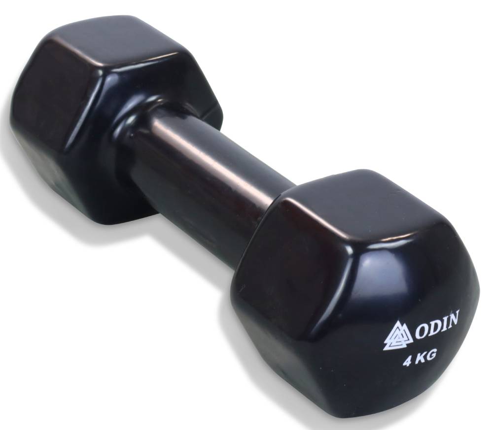 Odin 4kg Vinyl Hex Håndvægt - Kvalitet til God Pris!