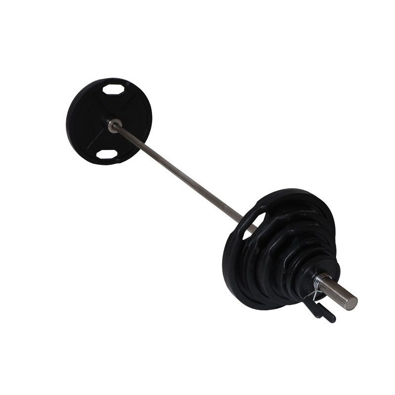 Peak Fitness - 125 kg.  50mm vægtsæt   - Jern - Sort