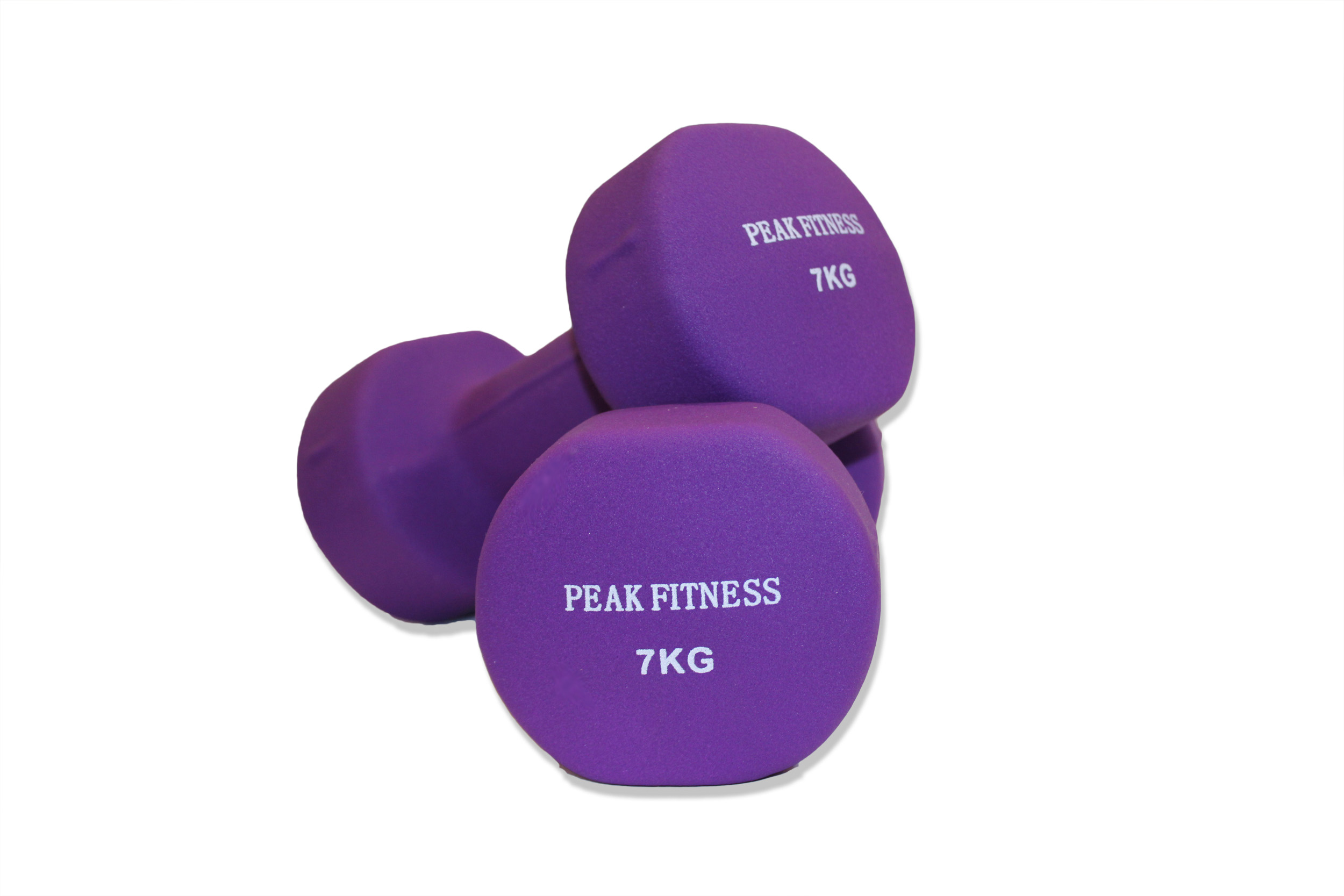 Peak Fitness -   2 x Håndvægt  - Neopren - 7 kg