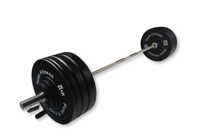 Peak Fitness - Bumper Vægtsæt -  - 128 kg