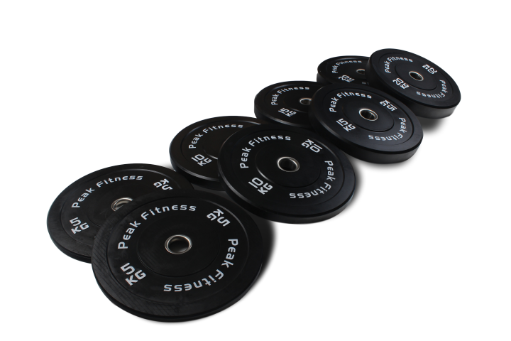 Peak Fitness - Bumper Vægtskivepakke -  - 100 kg