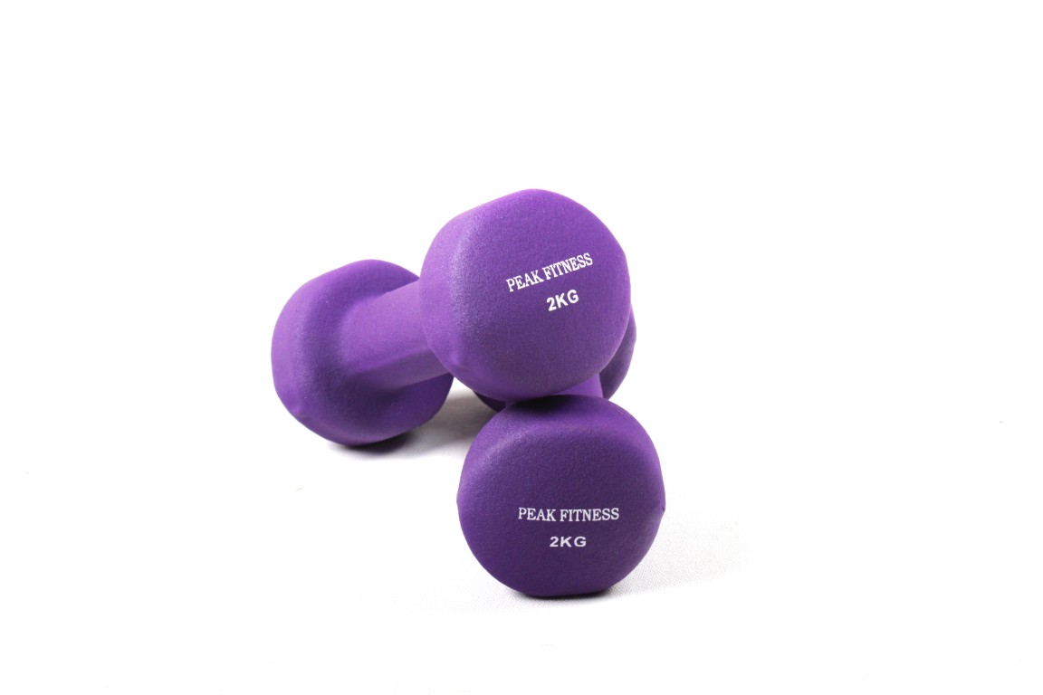 Peak Fitness -   Håndvægt - Neopren - 2 x 2 kg