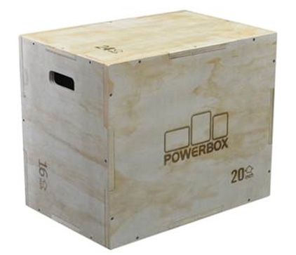 Peak Fitness -  Plyo Jump Box 40 x 50 x 60 cm - Multi