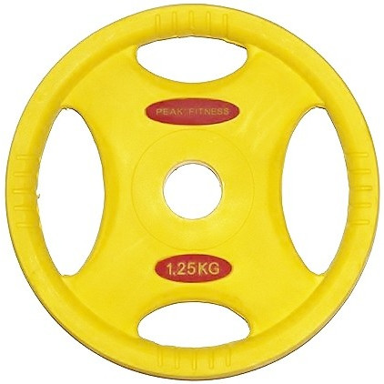 Peak Fitness - vægtskive  - 30mm - Gummi - 1.25 kg