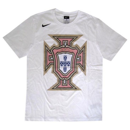 Portugal t-shirt logo VM 2010 - hvid-M