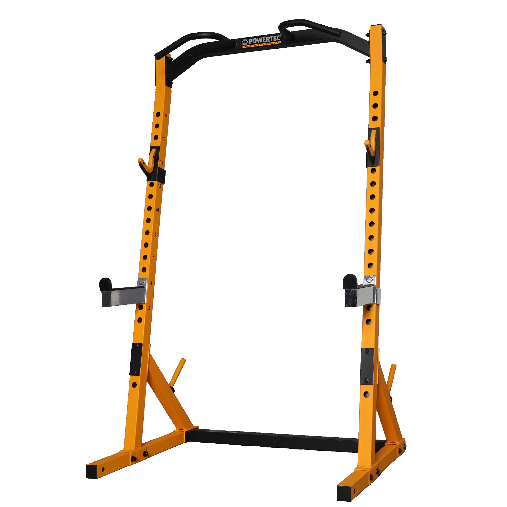 Powertec -  Half Rack  HR19-Y - Yellow