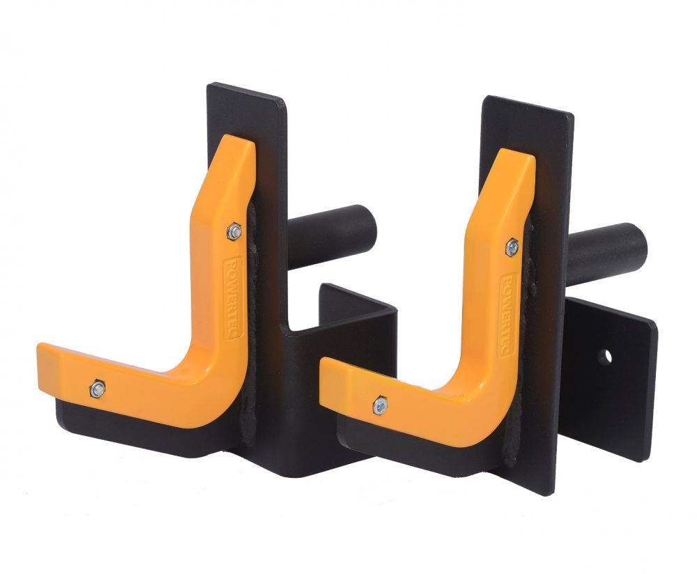 Powertec -  J-Hooks Rubber Premium Sæt