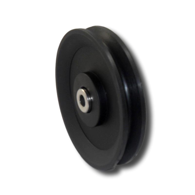 Powertec -  Wirehjul Lille 9 cm.