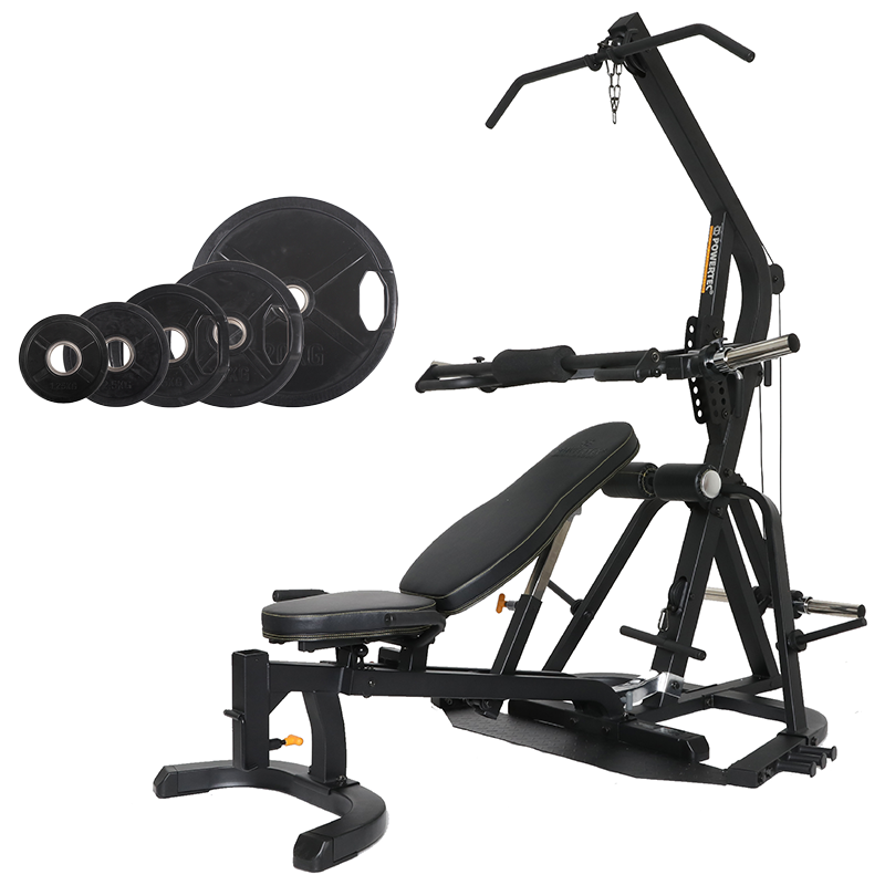 Powertec -  Workbench LeverGym  +77.. Sort 50 mm vægtskiver - 5 kg - Black