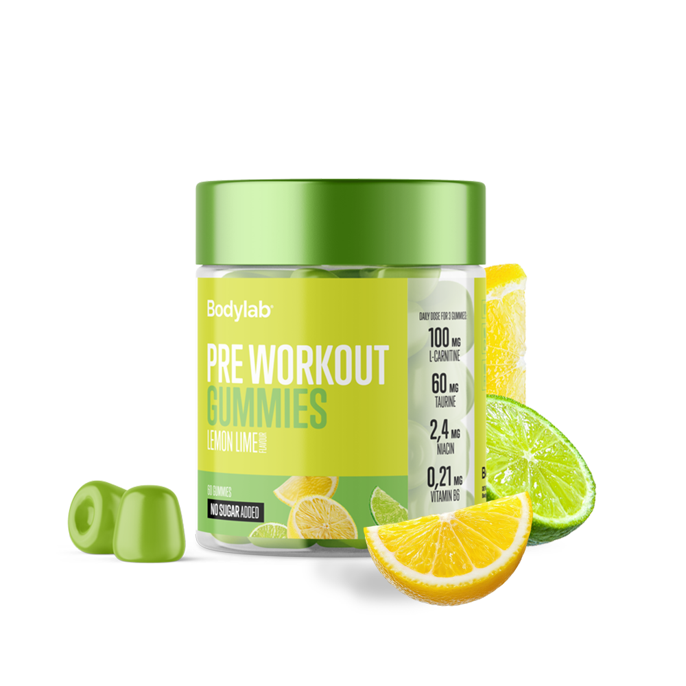Pre Workout Gummies (60 stk) - Lemon Lime