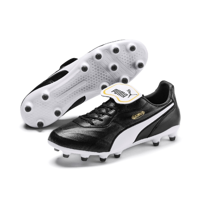 Puma King Top FG fodboldstøvler – Sort tilbud!