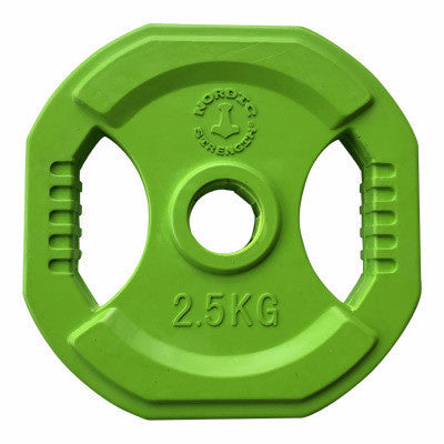 GRØN Vægtskiver 2 x 2,5 kg – Nordic Strength Tilbud!