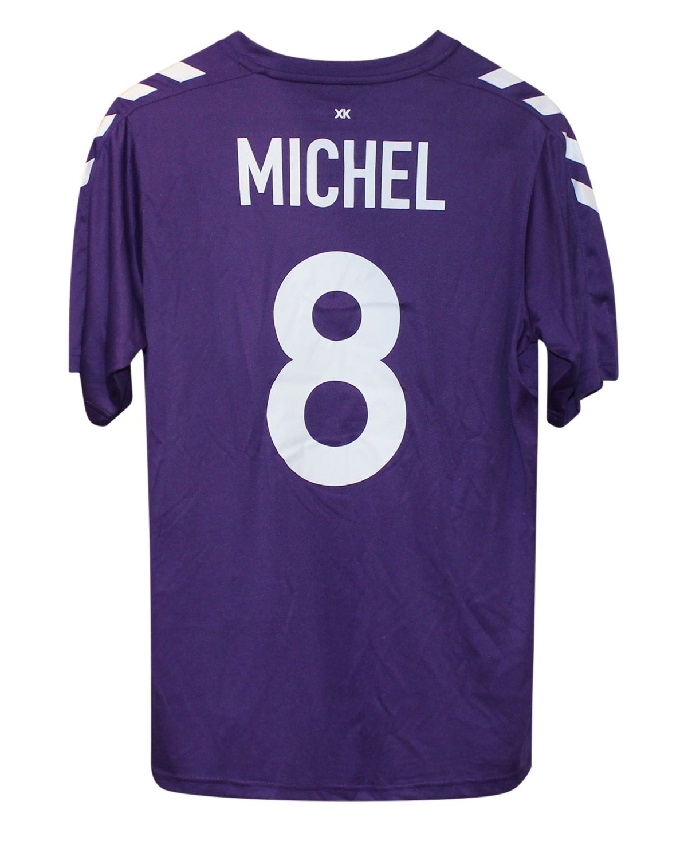 RM retro t-shirt - lilla - Michel 8-M på tilbud!