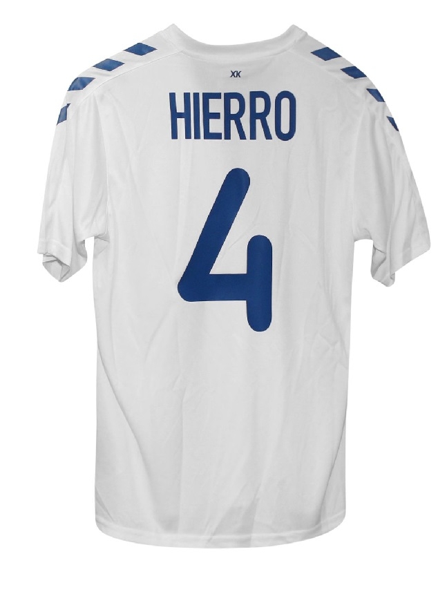 RM retro t-shirt - hvid-blå - Hierro 4-S tilbud