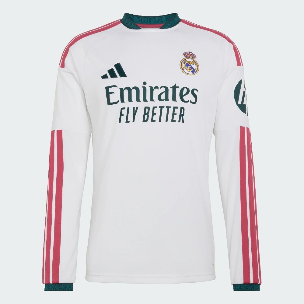 Real Madrid home jersey L/S 2026/27 - mens-M