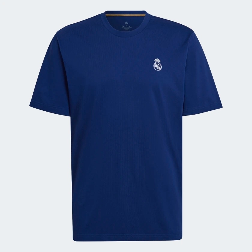 Real Madrid fritidstrøje i blå - fra adidas på tilbud