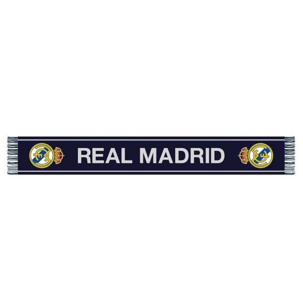Real Madrid scarf - black - white-one-size