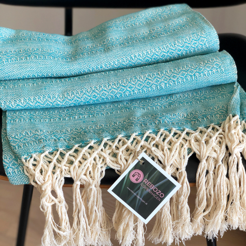 Rebozo Tørklæde Emma (Mint) – Elegant og Ergonomisk Valg