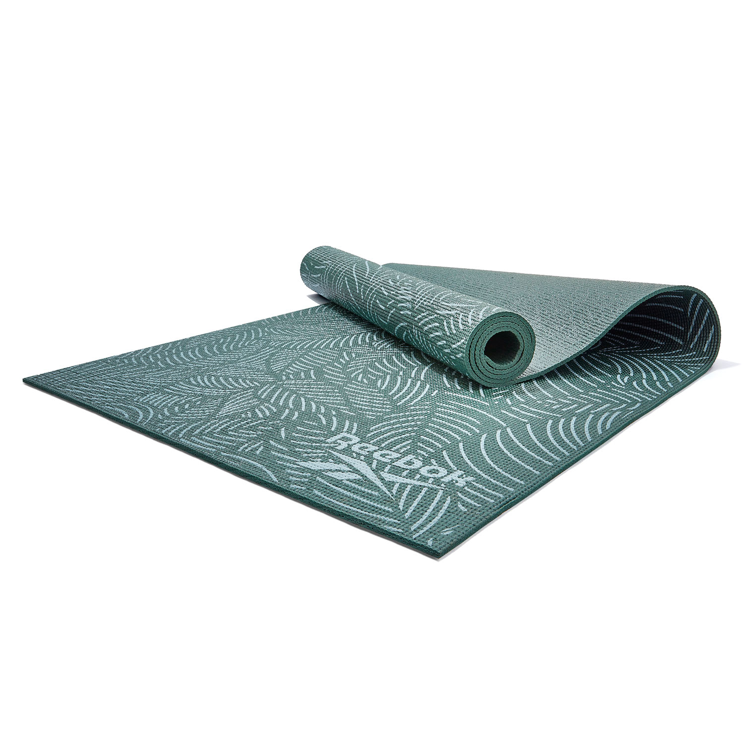 Reebok Yogamåtte 4mm - Night Forest til Januar Udsalg