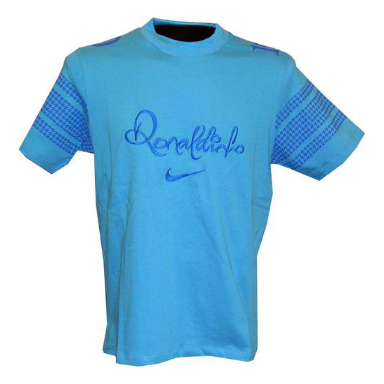 Ronaldinho R10 sommer top - blå til fordelagtig pris!