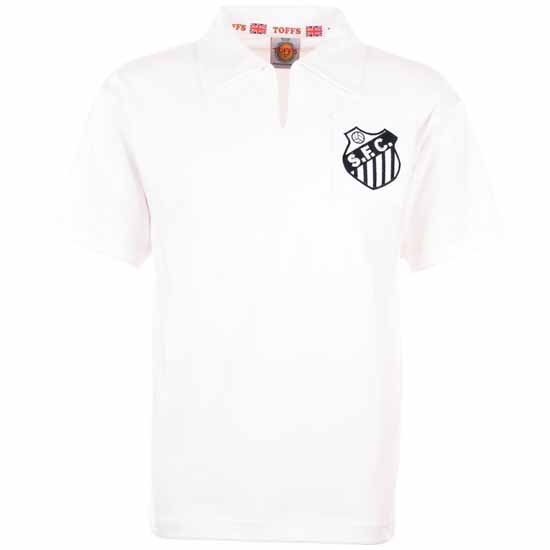 Santos 1960-1970 Retro Fodboldtrøje - Hyld Pelé!