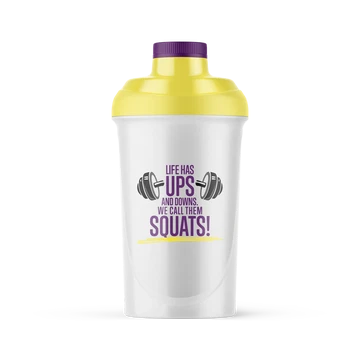 Shaker (600 ml) - Purple/Yellow