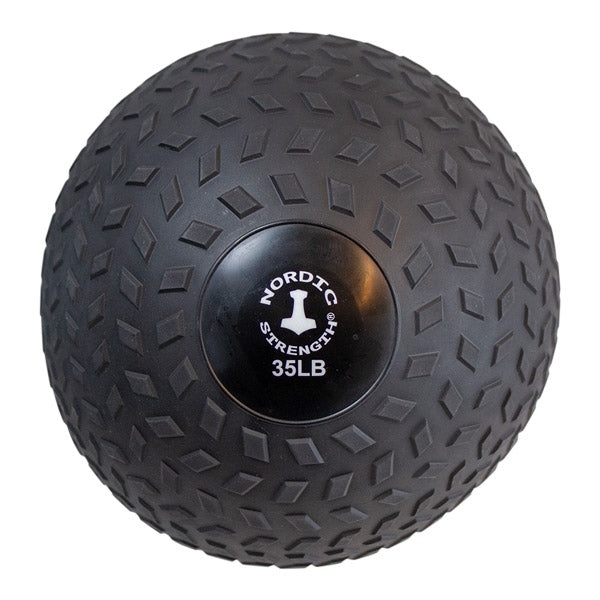 Slammerball 35 lbs - Nordic Strength Black til træning