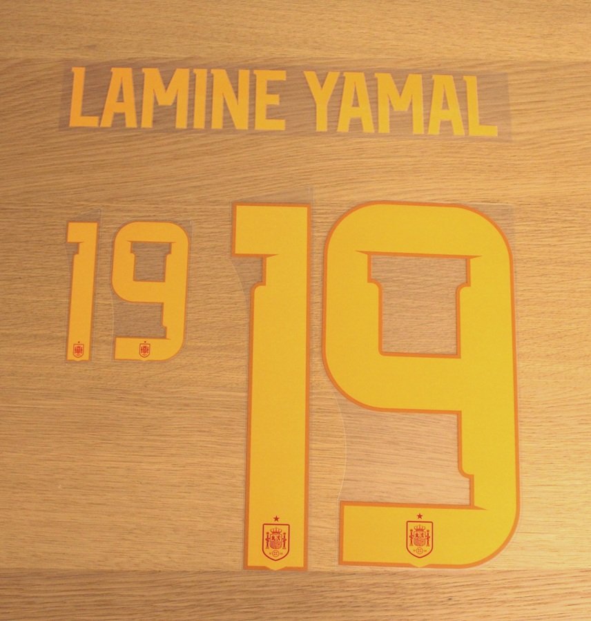Spain home printing WC 2026 - Lamine Yamal 19-Player's
