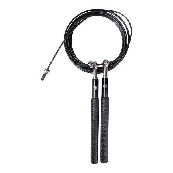Speedrope PRO i sort med aluminiumshåndtag - Træningstilbud!