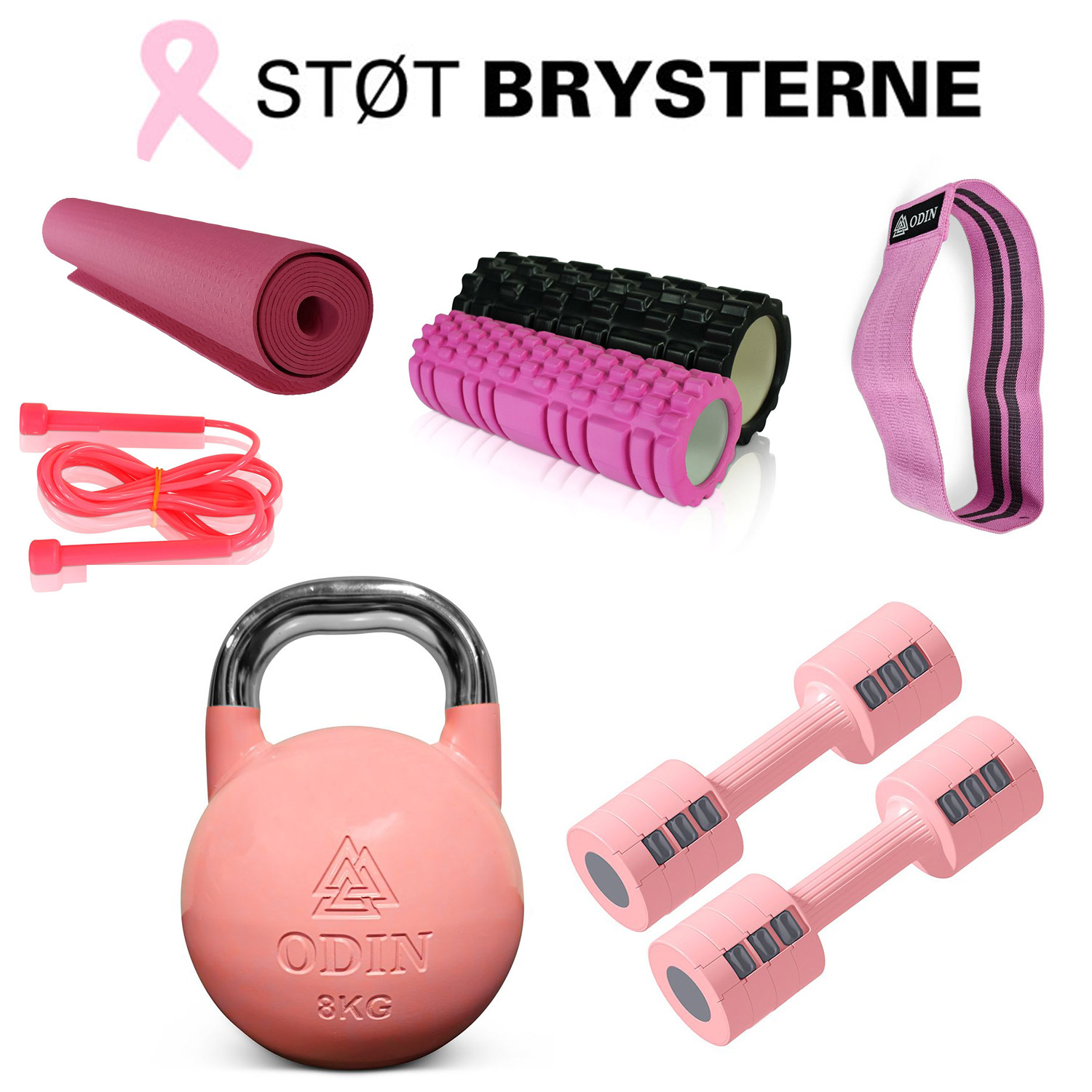 Støt Brysterne Deluxe Pakke - Bidrag til Kræftens Bekæmpelse