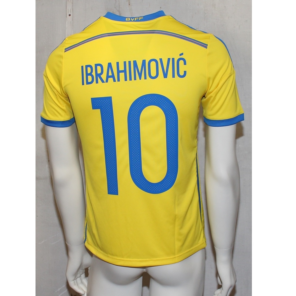 Sverige Hjemme Trøje 2013/15 – Ibra 10 – Ungdomsmodel