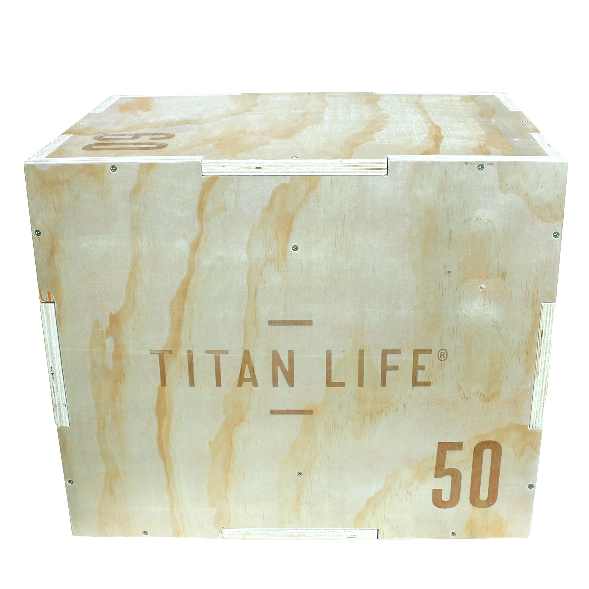 TITAN LIFE 3-i-1 Plyo Boks i Træ til Effektiv Træning