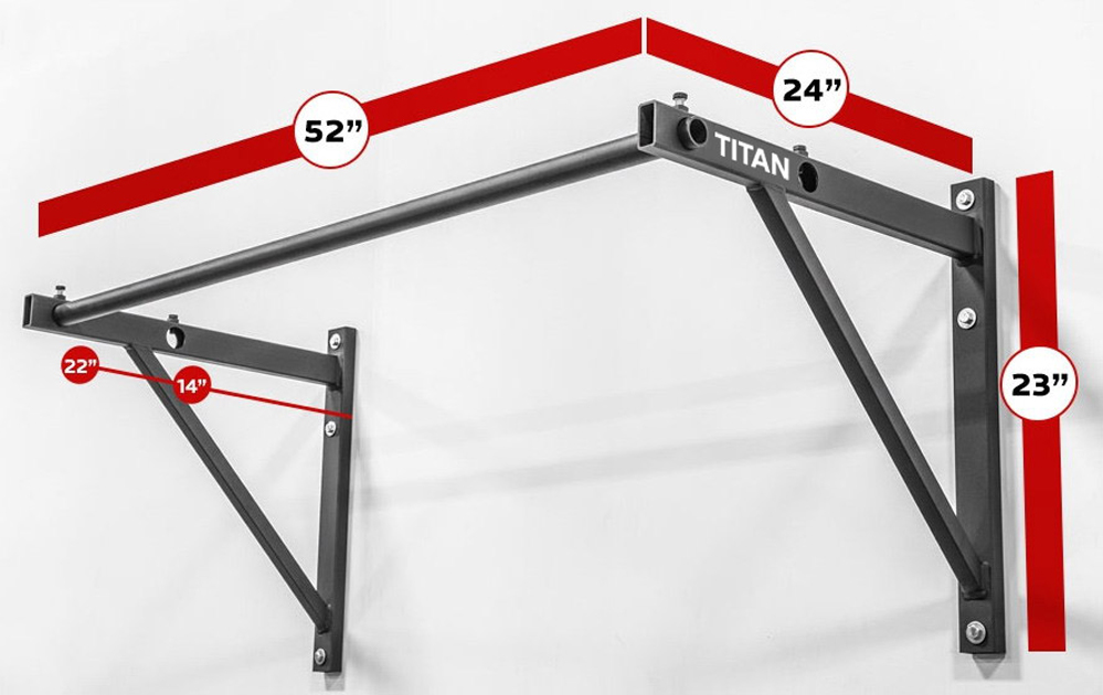 TITAN LIFE Pull Up Rack - Træningsudstyr til hjemmet