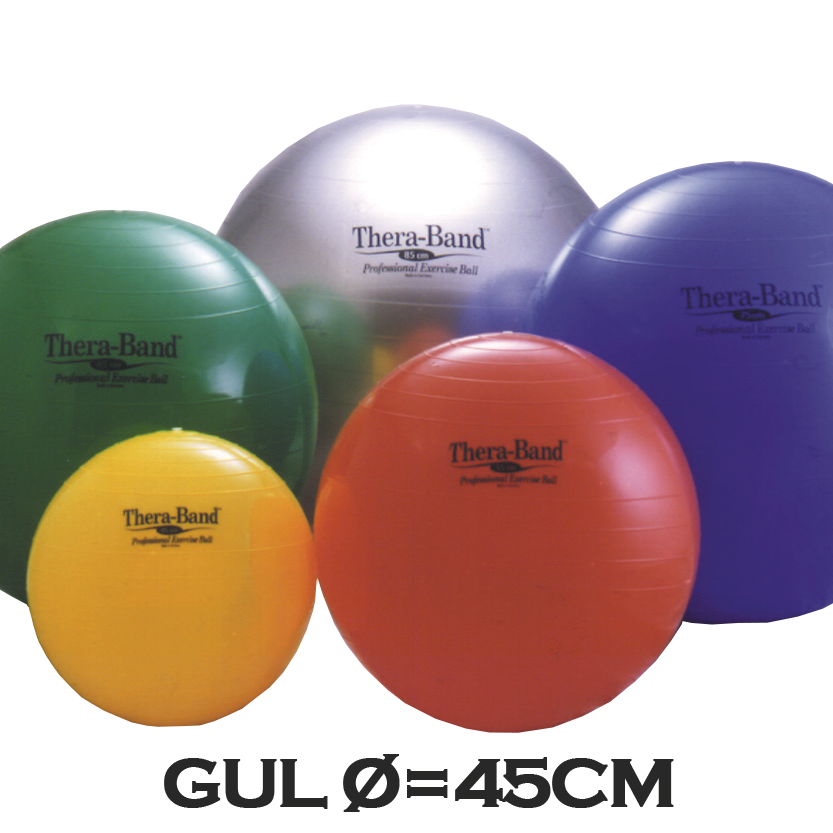 Thera-Band Terapibold 45cm – Gul Træningsbold Tilbud