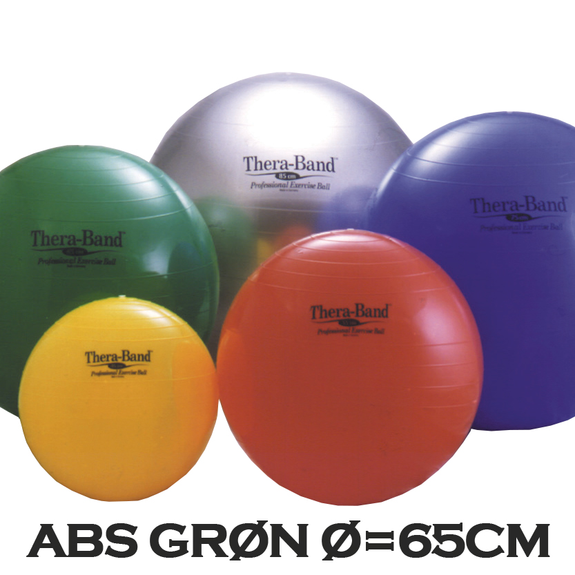 Thera-Band Træningsbold 65cm Grøn - Fysioterapi & Træning