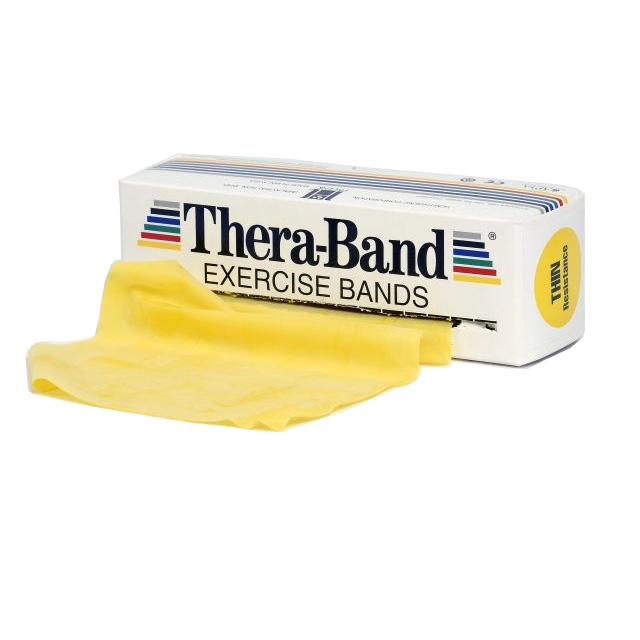 Thera-Band Træningselastik Bånd Level 1 – Let Gul 5,5m
