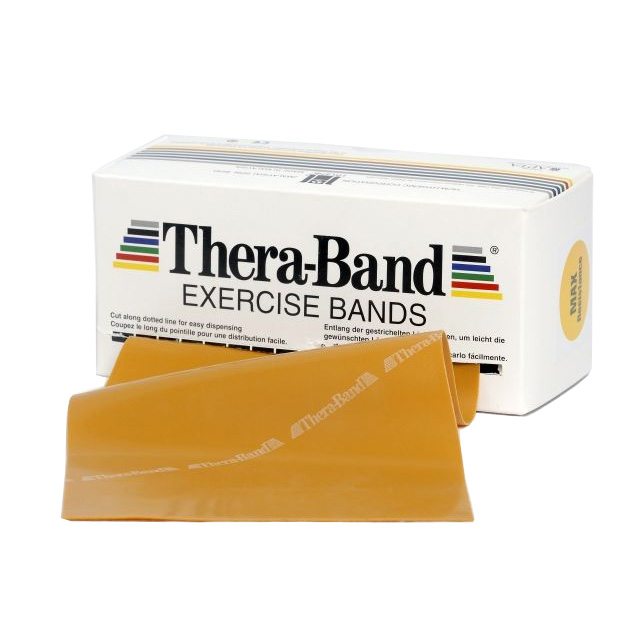 Thera-Band Træningselastik Bånd Level 7 Guld - Udsalg!