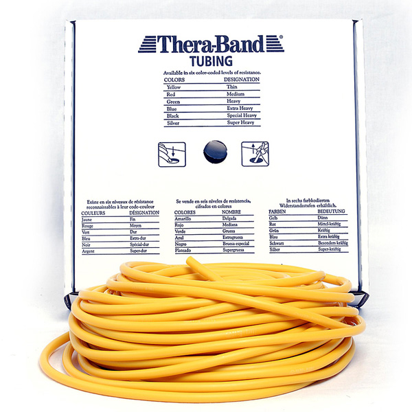 Thera-Band Tubing (Gul - 30,5 m) til træningsudsalg!