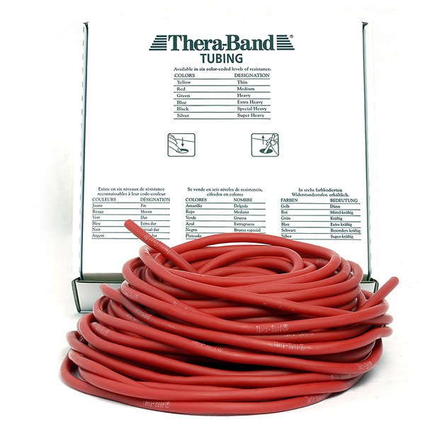 Thera-Band Rød Tubing – 30,5 m til Effektiv Træning