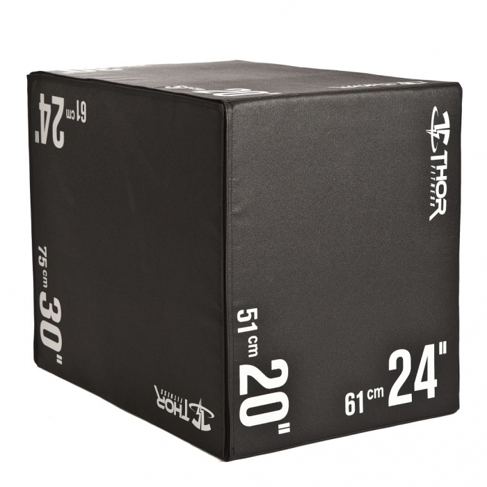 Thor Fitness Vendbar Plyo Box – 3 i 1 Træningsredskab